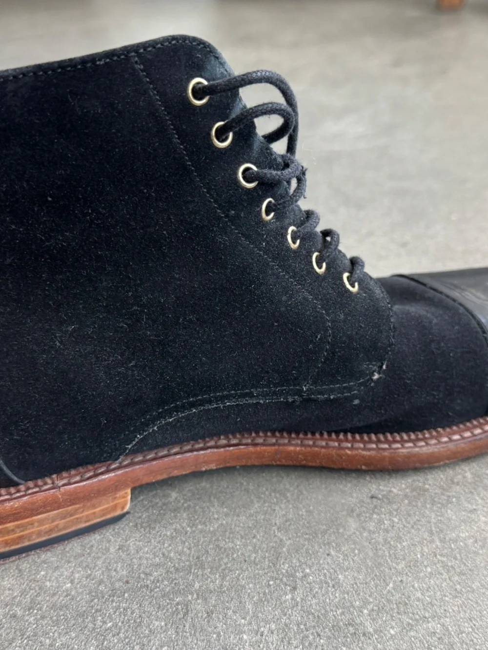 Black Taft Jack Boots, Size 42